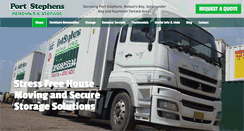 Desktop Screenshot of portstephensremovals.com.au